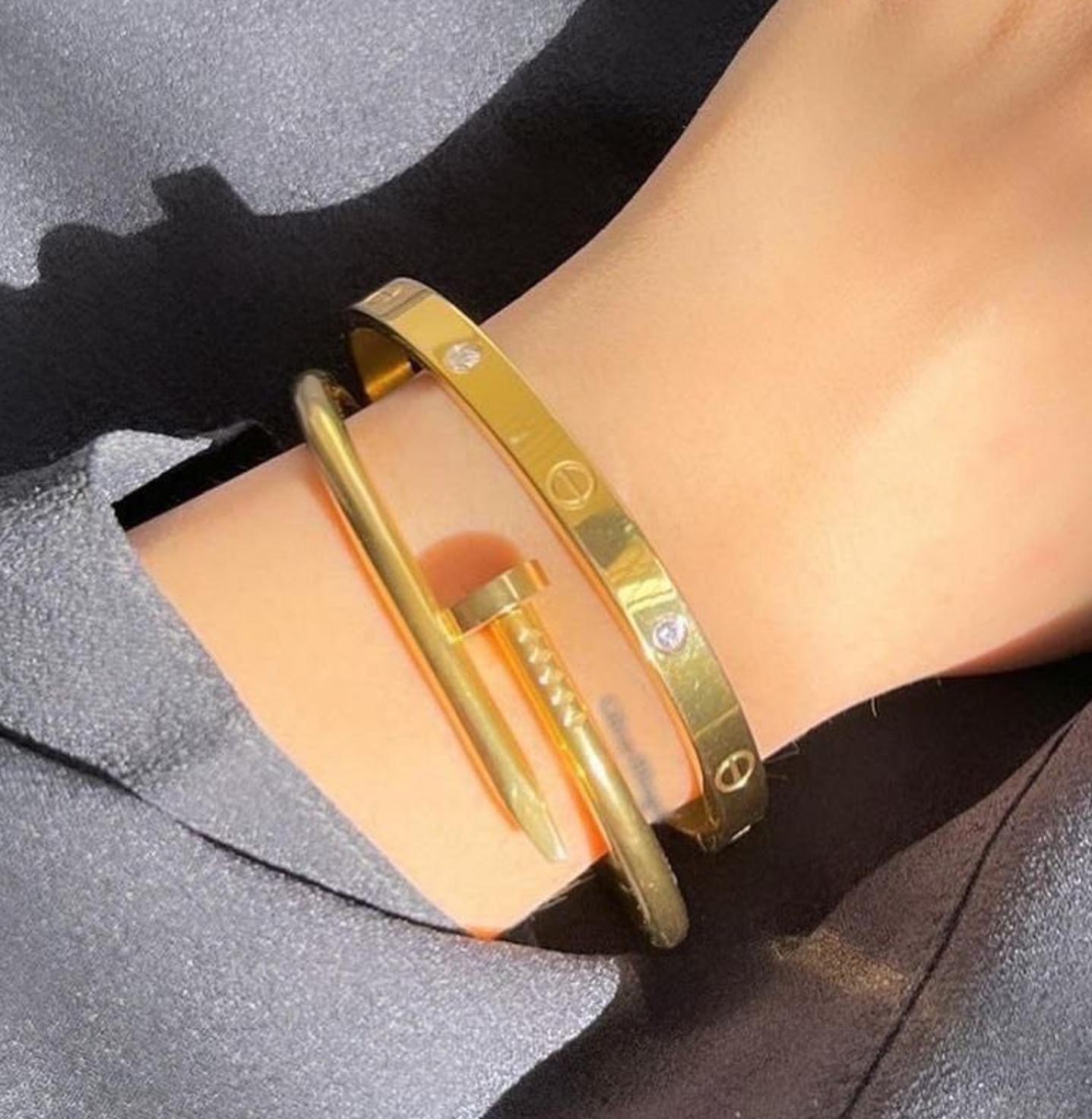 Anti Tarnish 2 Pc,s Bracelets Combo